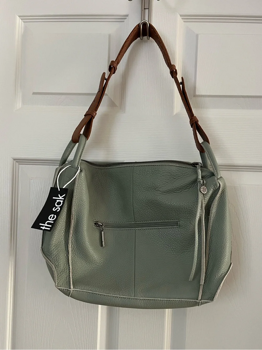 The Sak Los Feliz Hobo Leather Shoulder Bag in Meadow